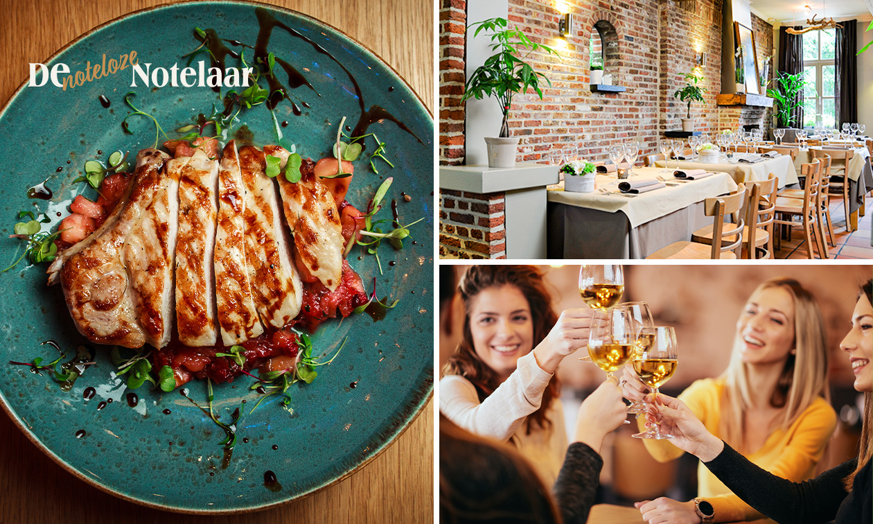 4-gangen keuzediner bij De Noteloze Notelaar