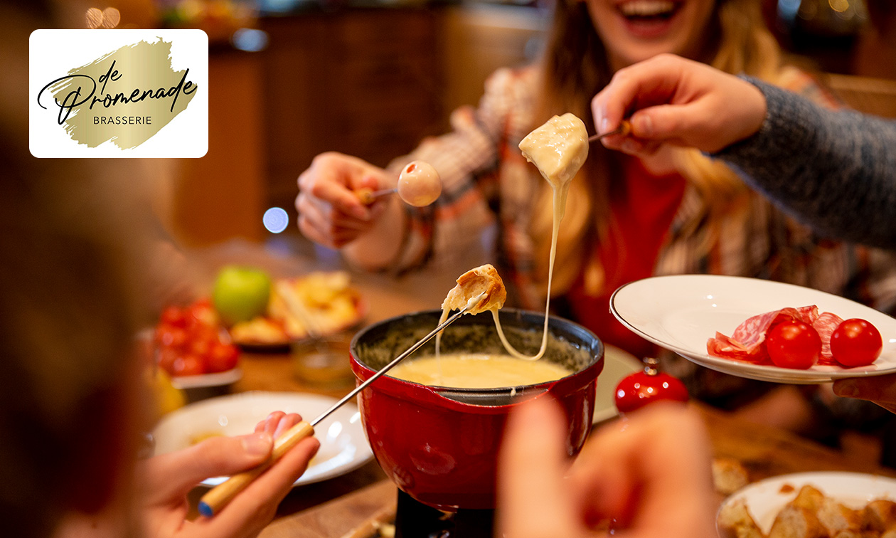 Kaasfondue + nagerecht