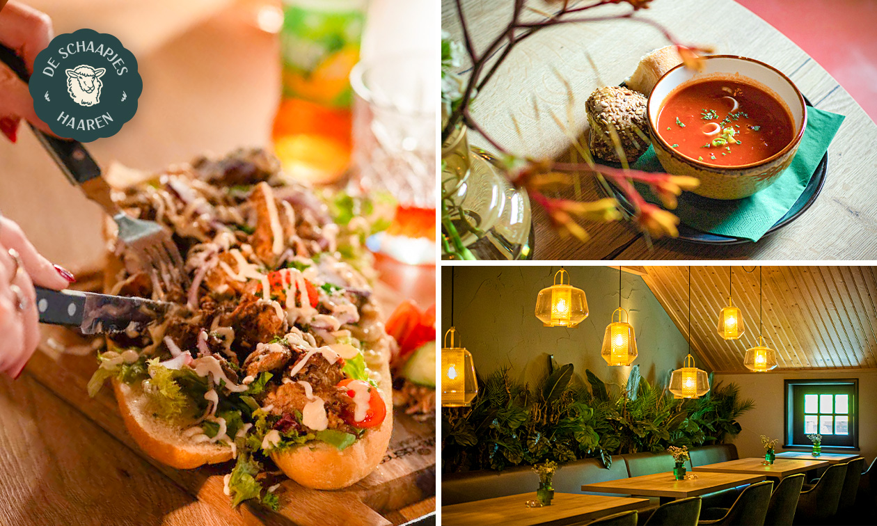 2-gangen keuzelunch bij De Schaapjes