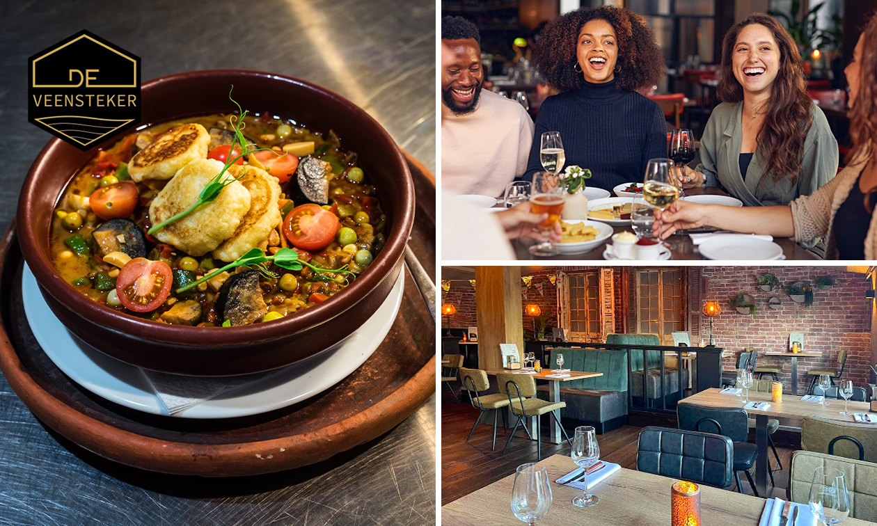 3-gangen keuzediner bij De Veensteker