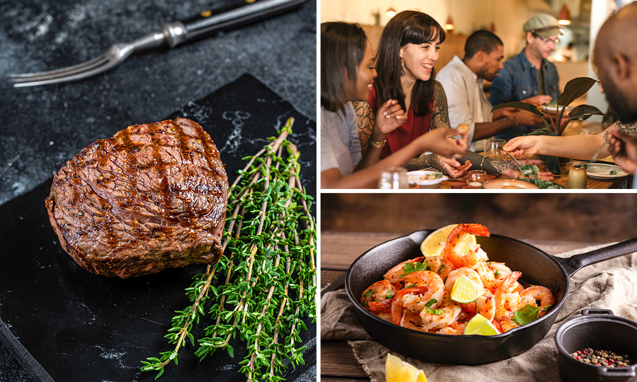 3-gangendiner à la carte