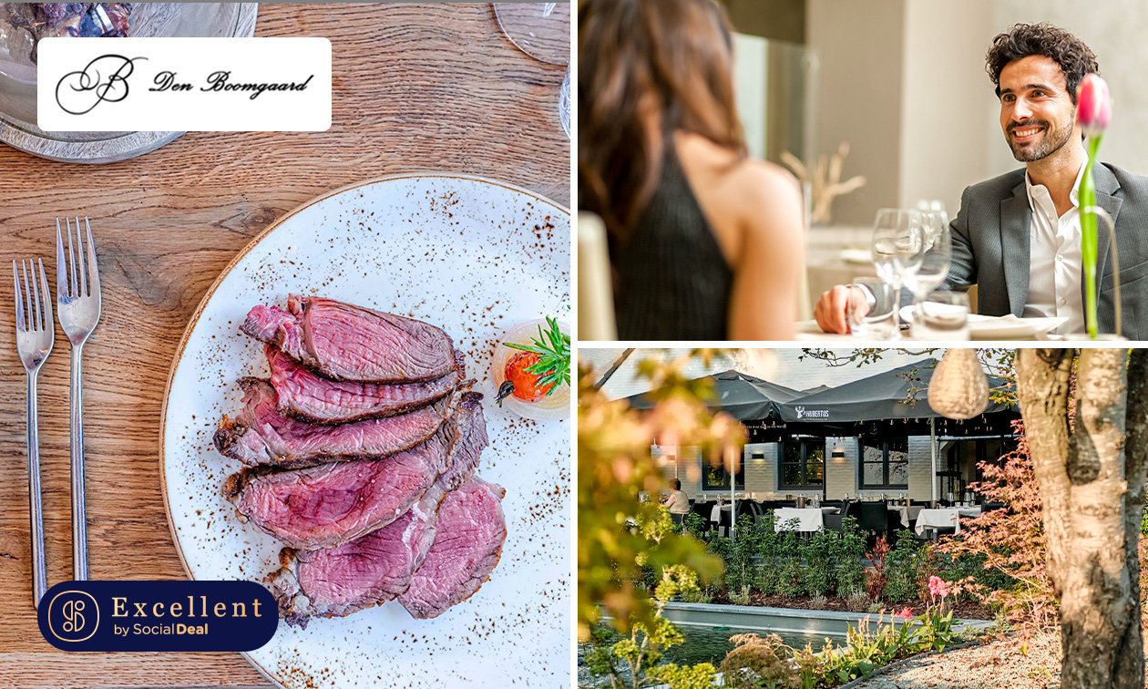 Culinaire 3-gangen keuzelunch of 4-gangen keuzediner