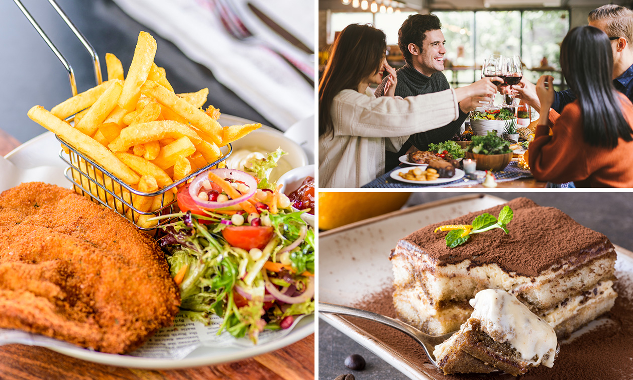 2-Gänge-Schnitzel-Menü nach Wahl im Deutschen Haus