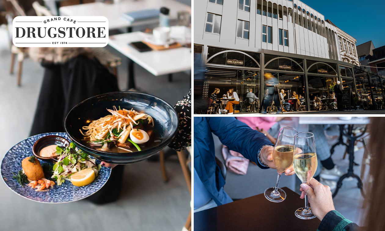 3-gangen keuzediner bij Drugstore in hartje Hasselt