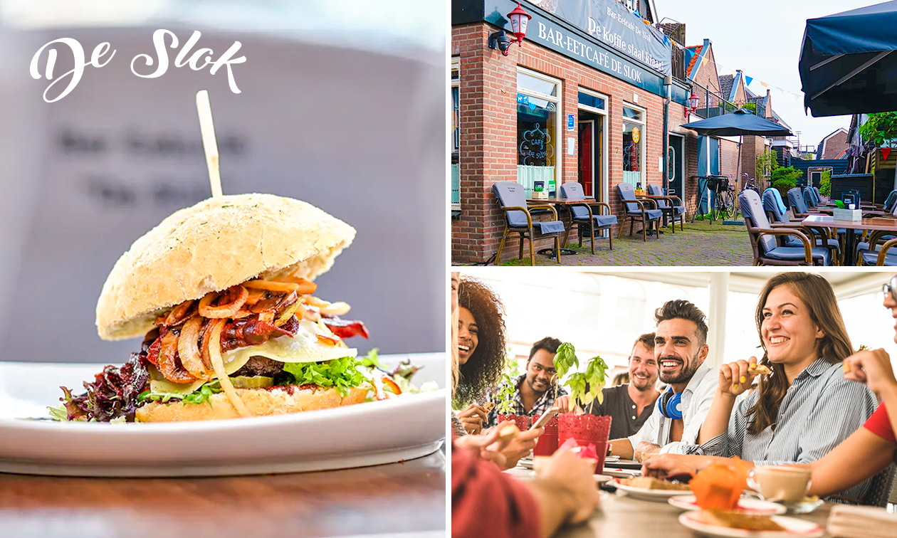 3-gangen keuzediner bij Eetcafé De Slok