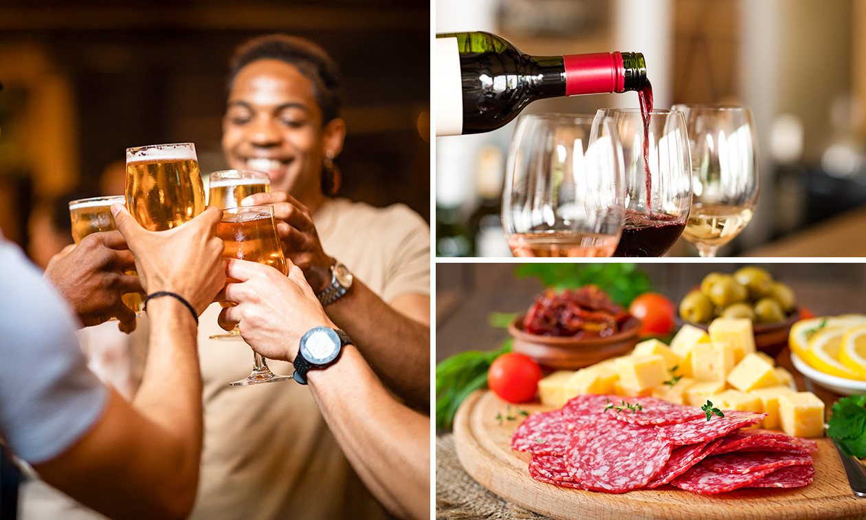 Bier- of wijnproeverij bij Eetcafé Sman