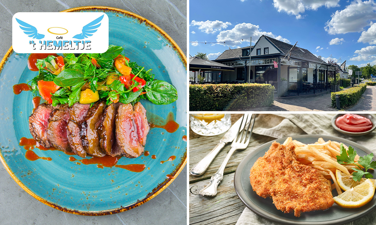 3-gangen keuzediner bij Eetcafé 't Hemeltje