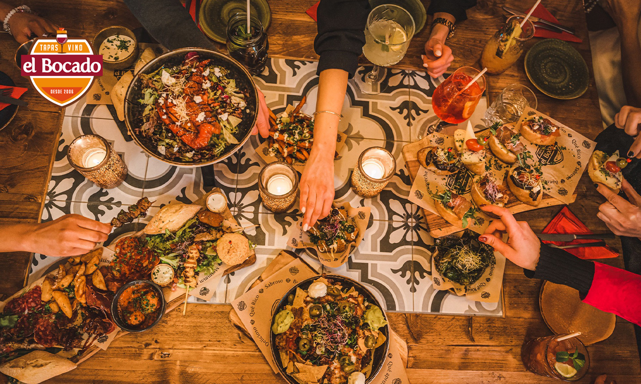 3-gangen tapasdiner + limonade bij El Bocado