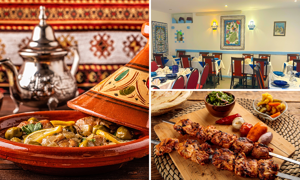 Oosters 3-gangendiner of -lunch in Lille