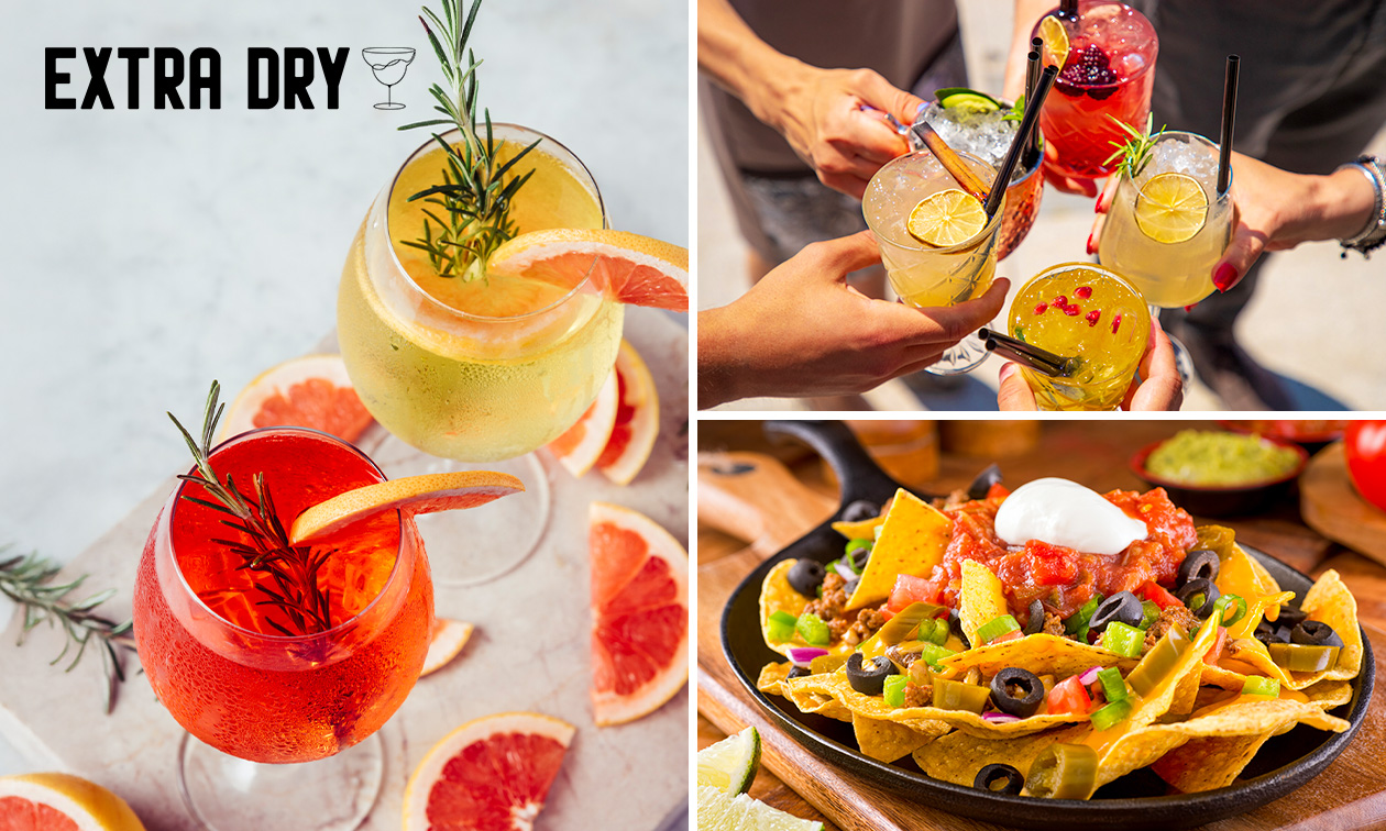 2 Cocktails nach Wahl inkl. Nachos + 2 Dips in Bonn