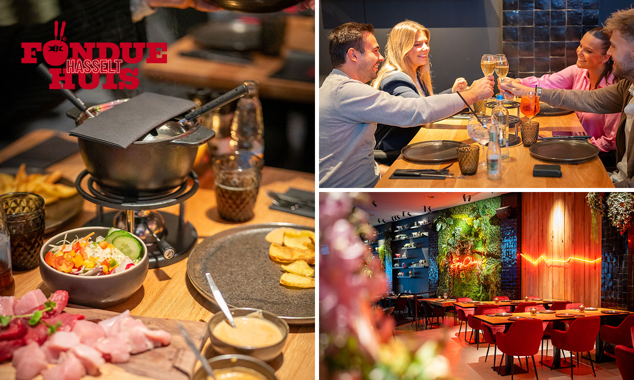 All-You-Can-Eat kaas- of vleesfondue bij Fonduehuis Hasselt