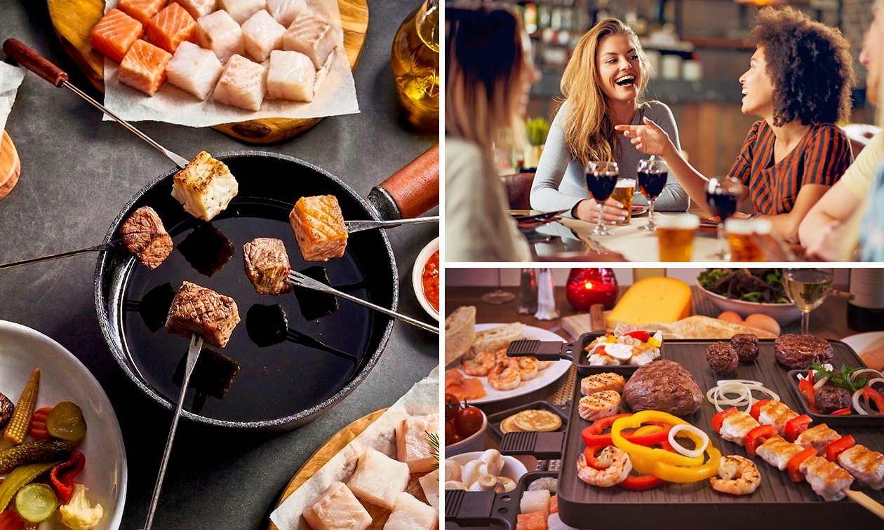Fondue of gourmet à volonté + amuse bij Fonduehuis Lucifer