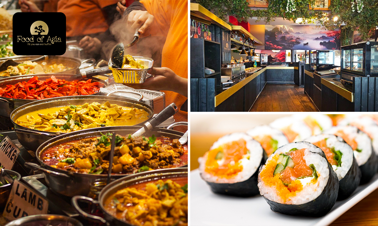 Asia All You Can Eat Stuttgart Food of Asia, All-You-Can-Eat (2,5 uur) bij Food of Asia bespaar 28% in
