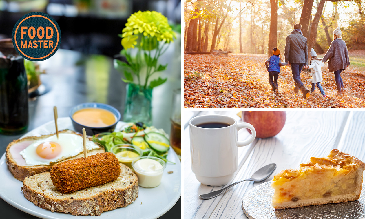 Wandelarrangement incl. warme drank + gebak + 12-uurtje + drankje naar keuze