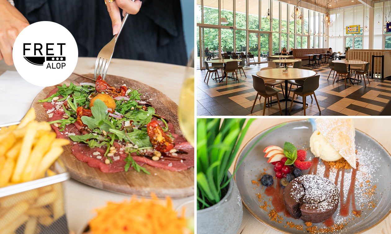 3-gangendiner of -lunch à la carte bij Fretalop