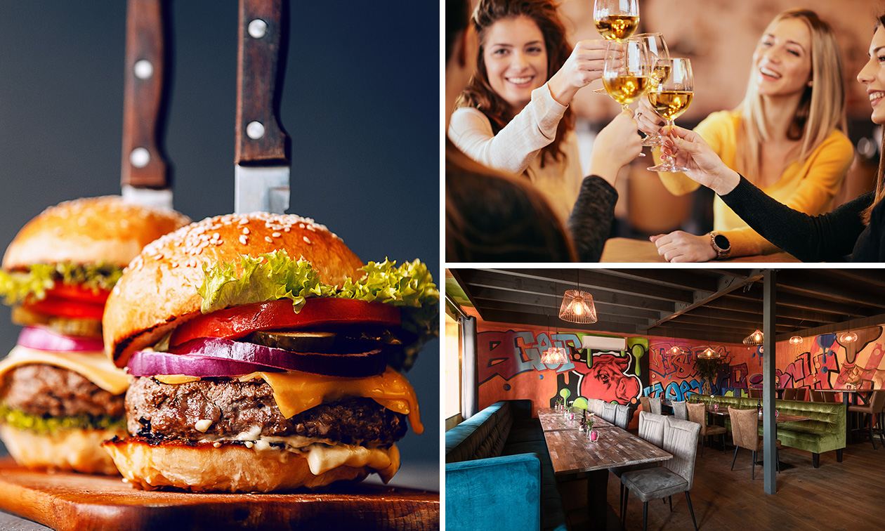 3-gangen keuzediner of wandelarrangement bij Friends 'n Bites