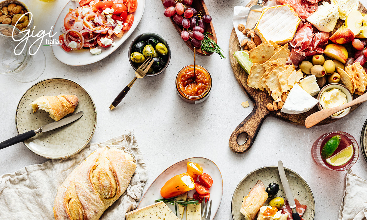 Italienische Brunchplatte oder Frühstück bei Gigi Italian in Köln