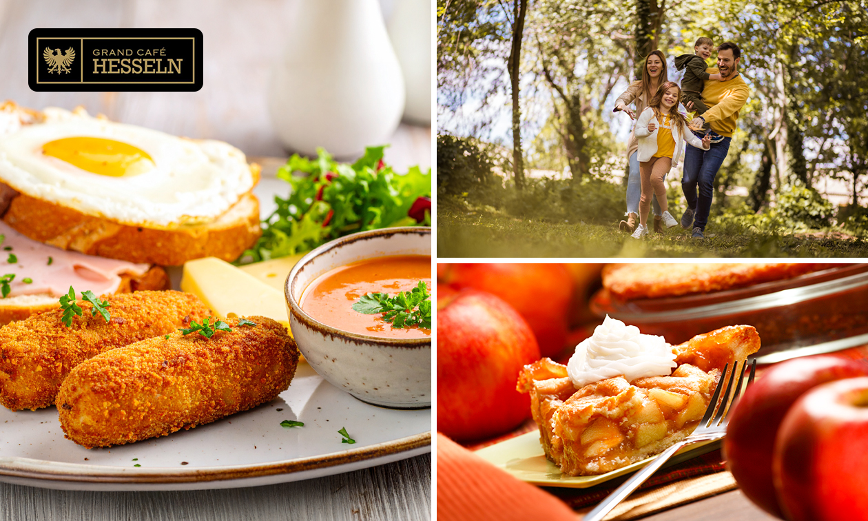 Wandelarrangement + 12-uurtje bij Grand Café Hesseln