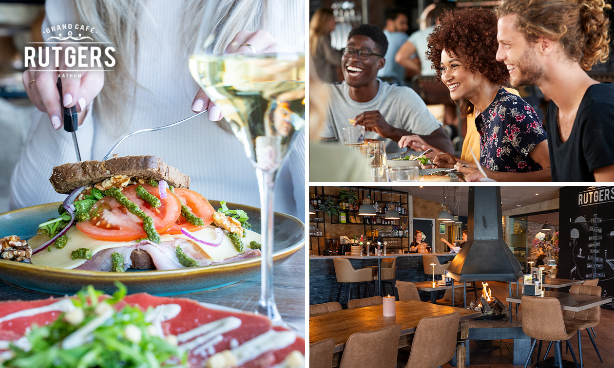 2-gangen keuzelunch bij Grand Café Rutgers