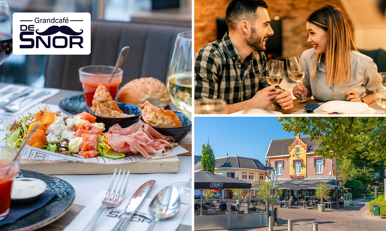 Bourgondisch 3-gangen shared dining-tapasdiner bij Grandcafé De Snor