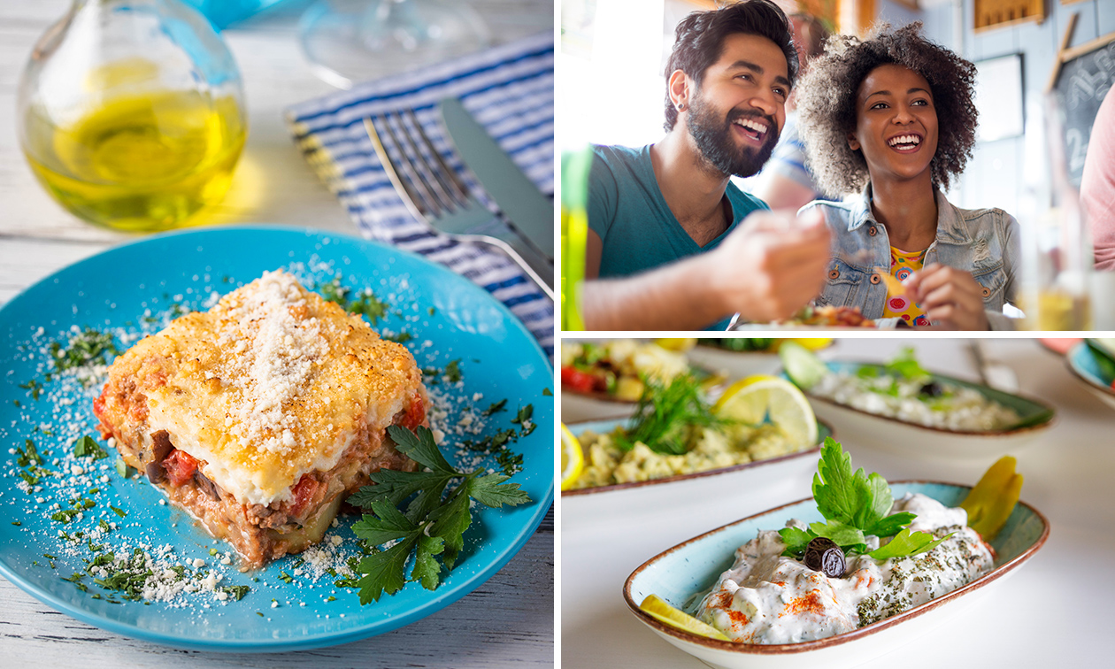 Grieks 3-gangendiner bij Greek Garden Restaurant