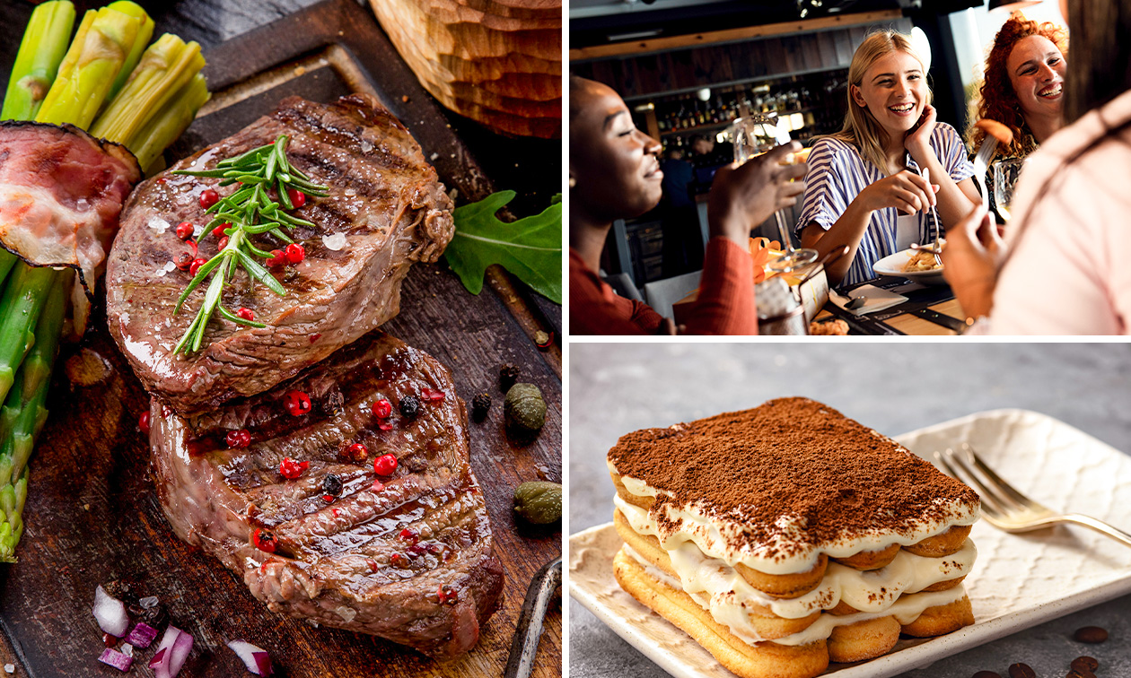 3-gangen keuzediner bij Grill Tango Rembrandtplein