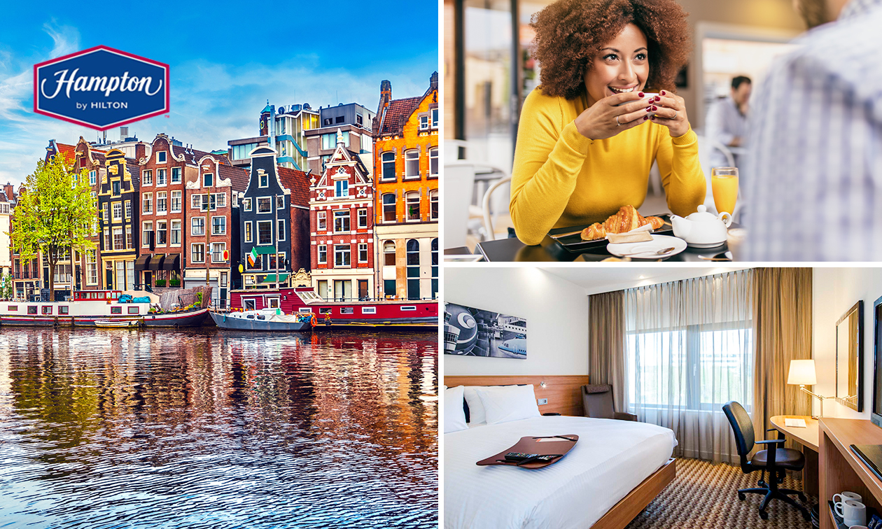 Hampton by Hilton Amsterdam Airport Schiphol, Overnachting + ontbijt
