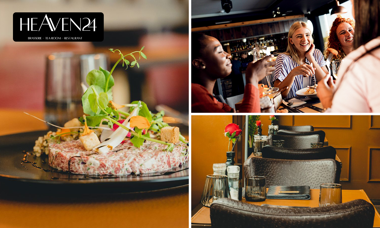 4-gangen keuzediner bij Heaven 24