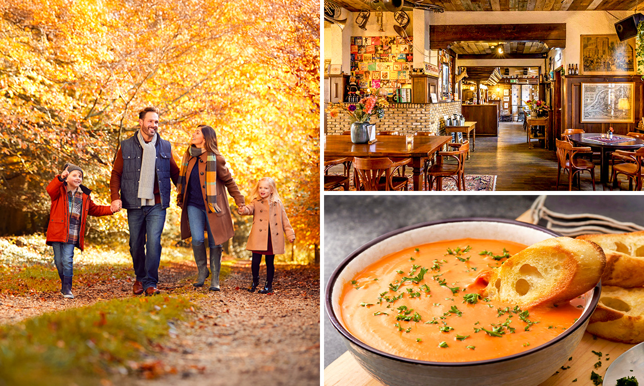 Wandelarrangement incl. koffie met gebak en lunch bij Herberg ´T Klosterke