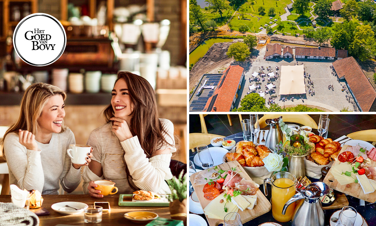 Luxe ontbijt + glas cava in een prachtig natuurgebied