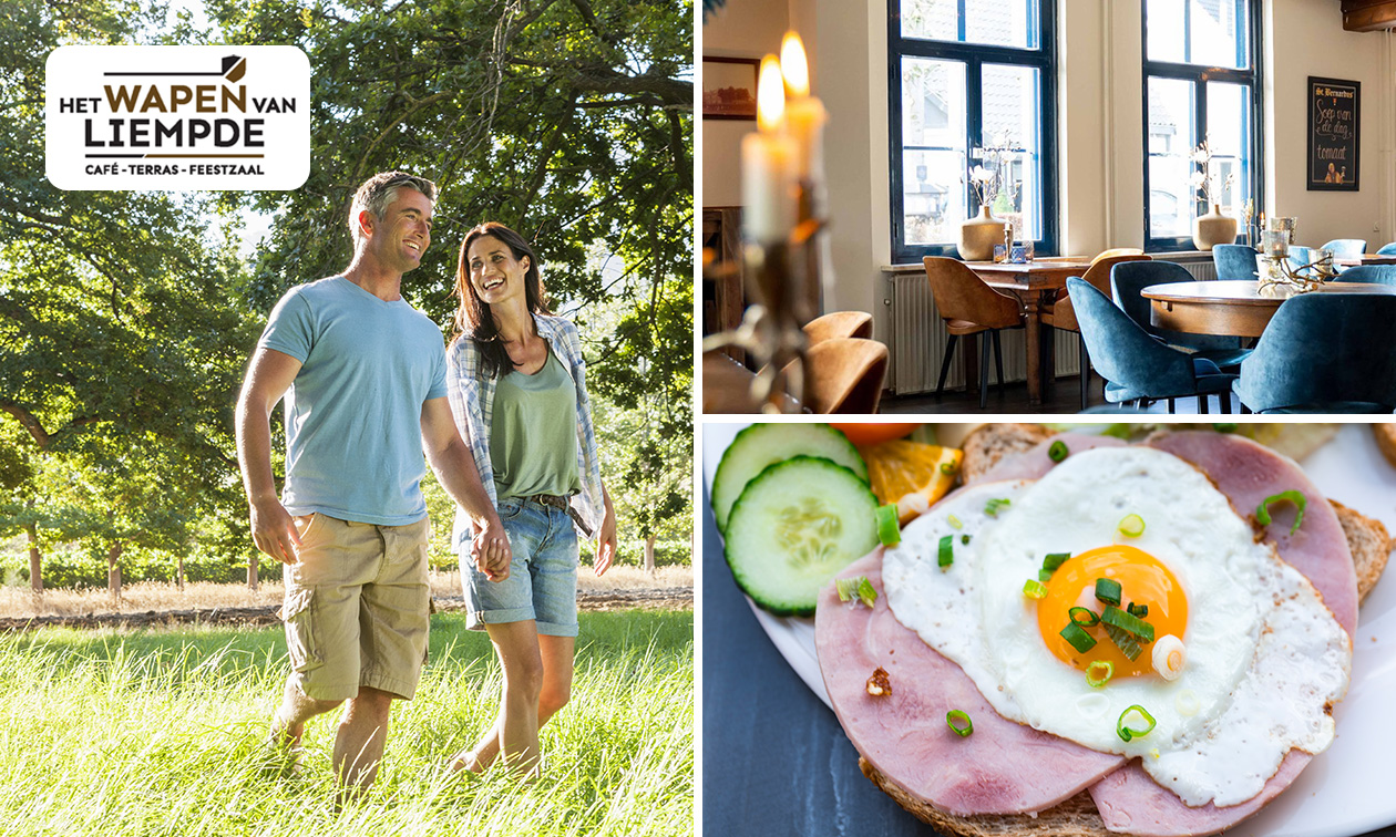 Wandelarrangement incl. 12-uurtje + gebak bij Het Wapen van Liempde