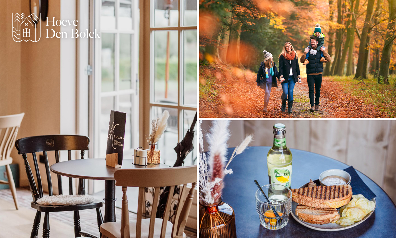 Wandelarrangement incl. koffie/thee, gebak en soep + tosti bij Hoeve Den Bolck