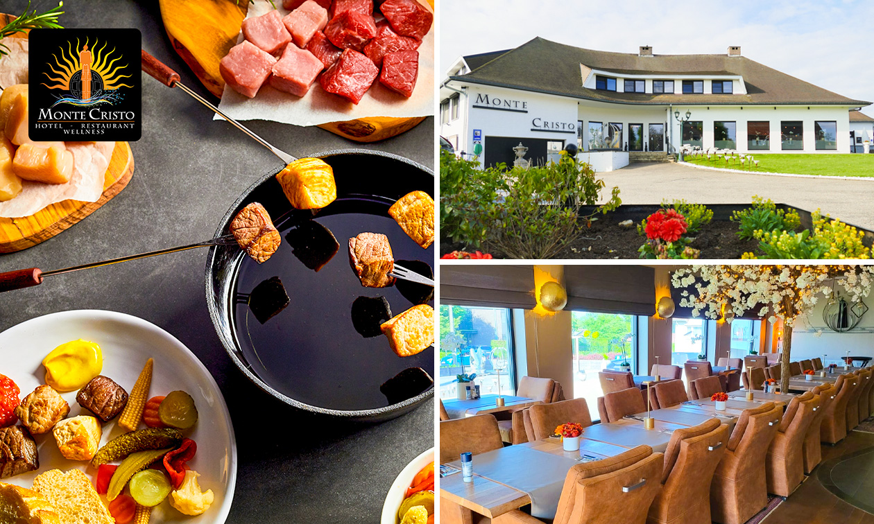4-gangen fonduediner + amuse van de chef bij Hotel Monte Cristo