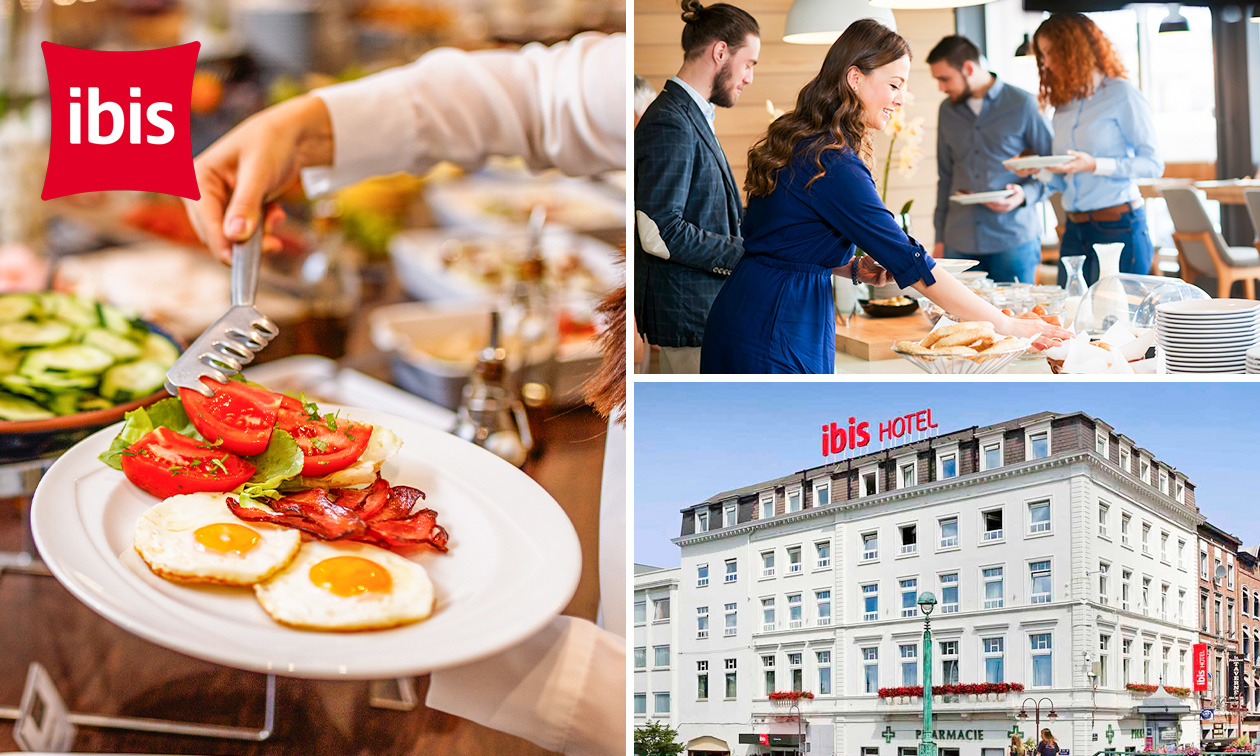 Buffet petit-déjeuner + verre de cava à Ibis Charleroi Centre Gare