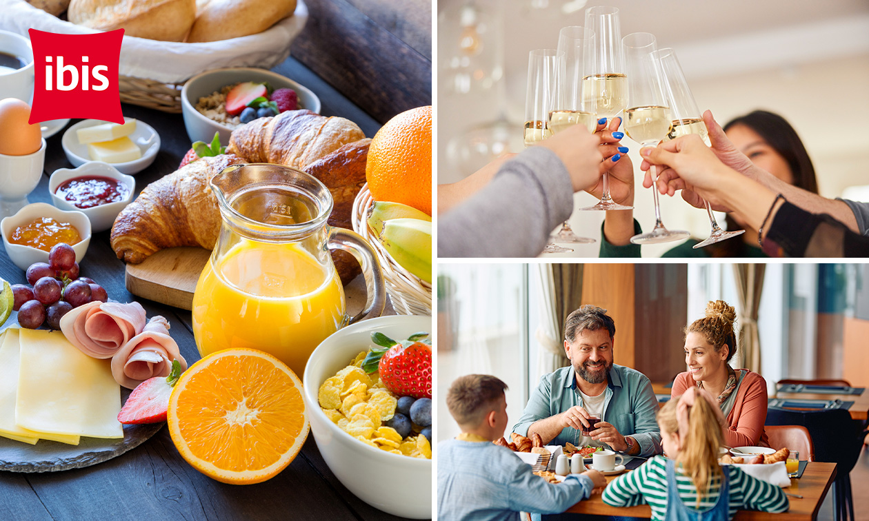 Ontbijt + glaasje cava bij ibis Centrum Kortrijk