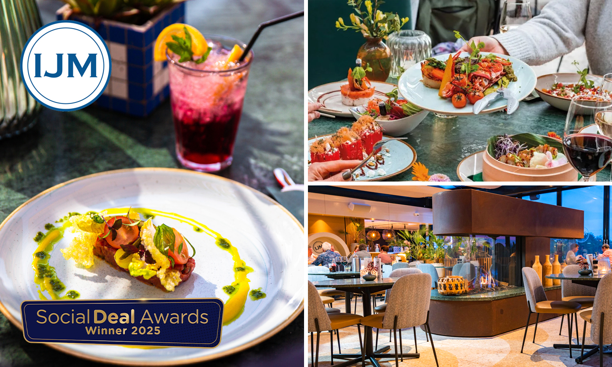 3-gangen keuzediner bij IJzeren Man Strandhuys