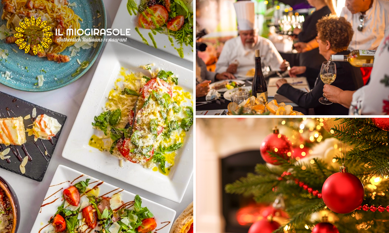 3-gangen kerstdiner bij Il Miogirasole