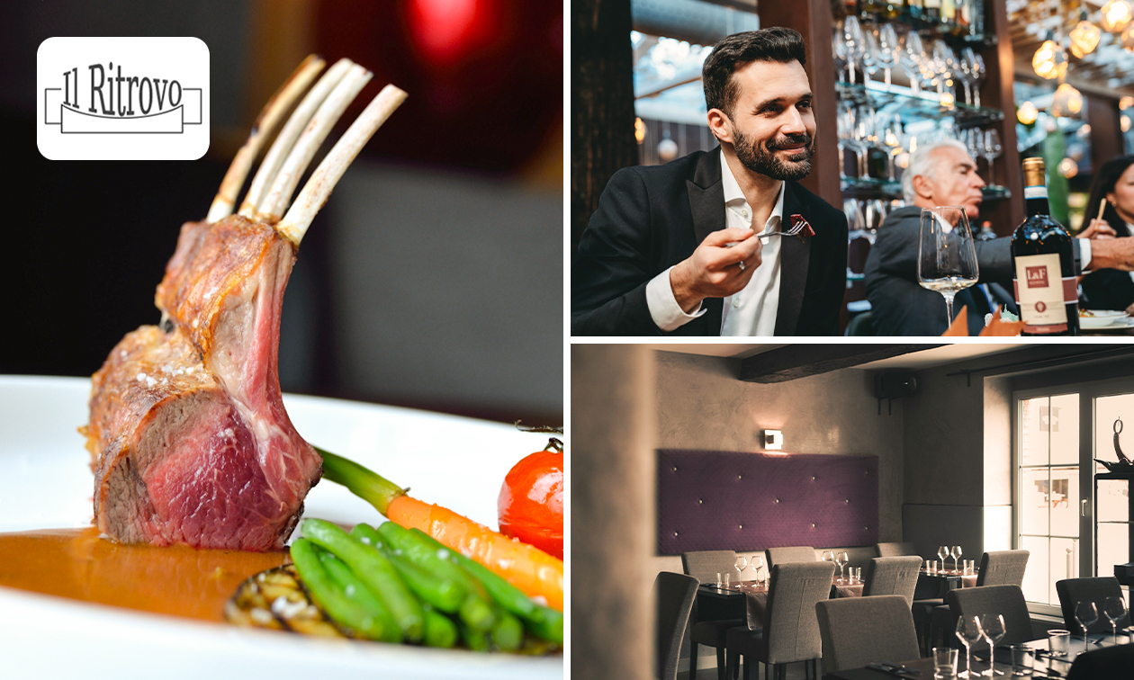 Menu en 2 ou 3 services à la carte chez Il Ritrovo