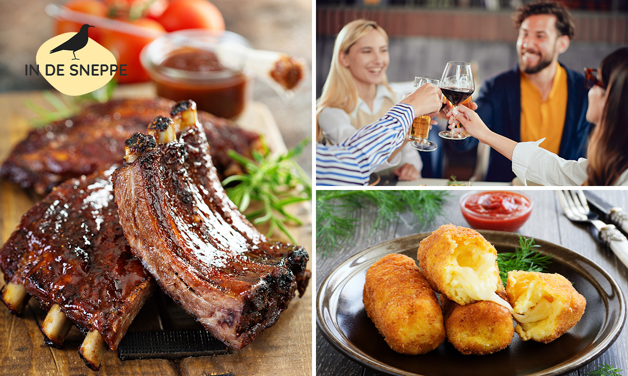 3-gangen keuzelunch of -diner bij In De Sneppe