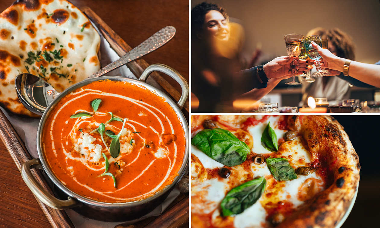 Indisch 2- of 3-gangendiner à la carte