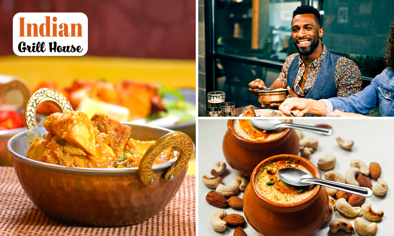 Indiaas 3-gangendiner à la carte