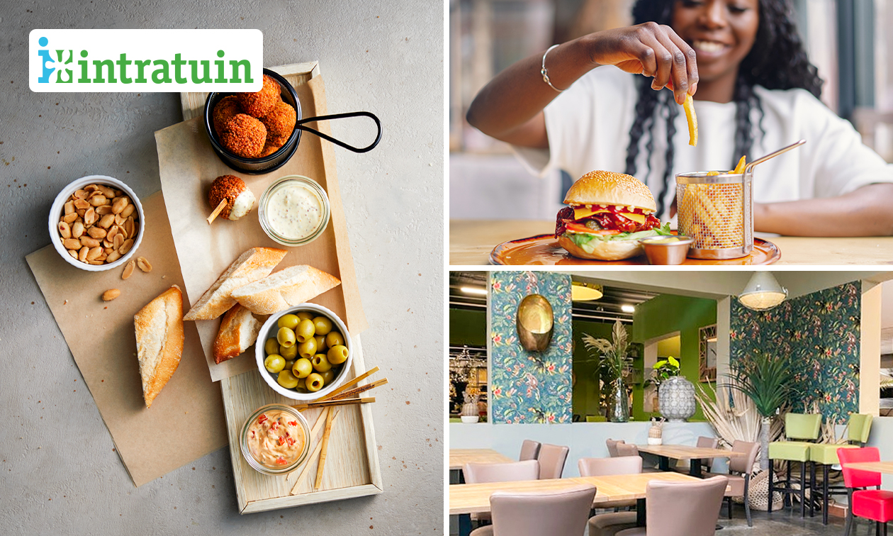 Intratuin Cruquius, Borrelplank drankje of burger friet