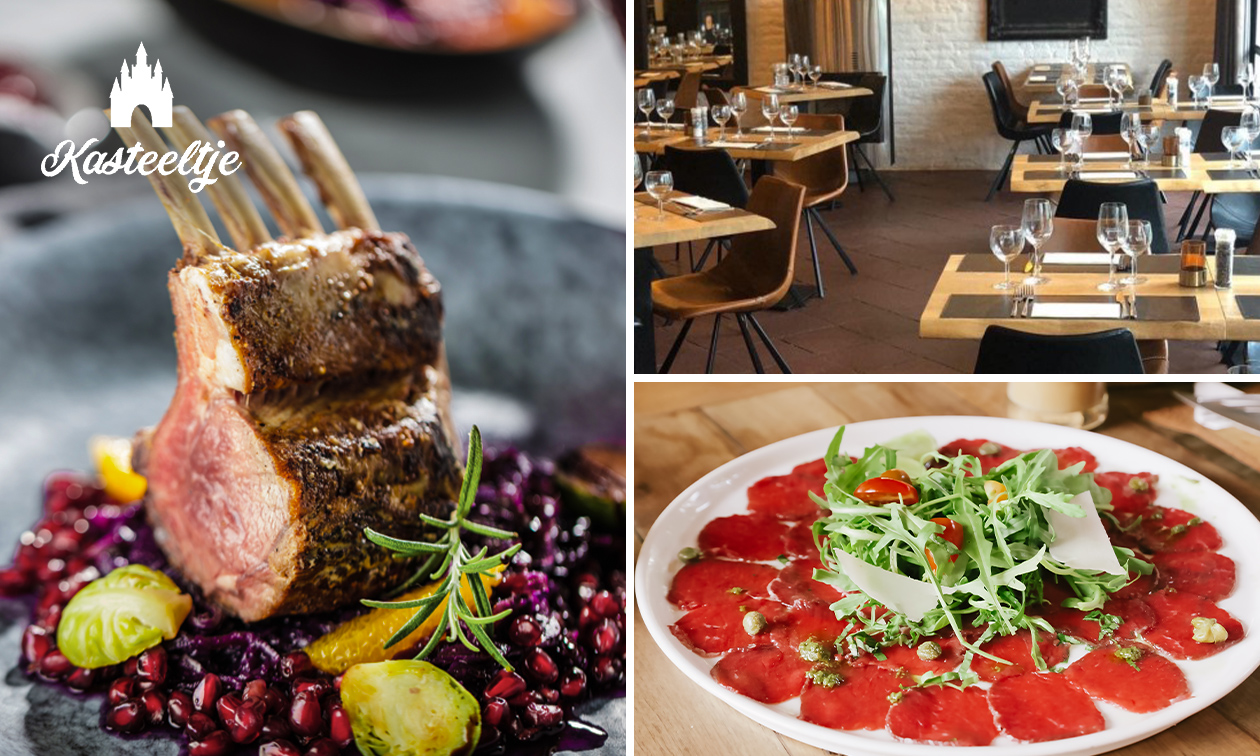 4-gangen keuzediner bij Kasteeltje
