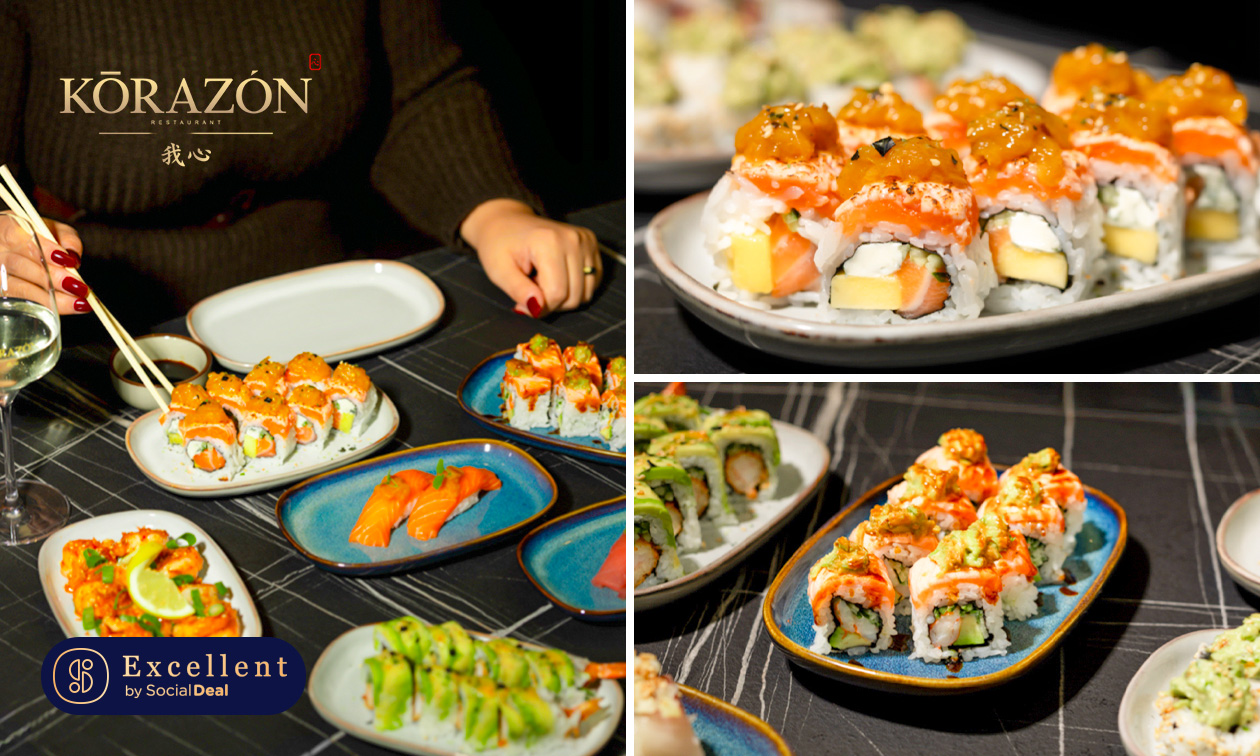 Japans 3-gangendiner à la carte