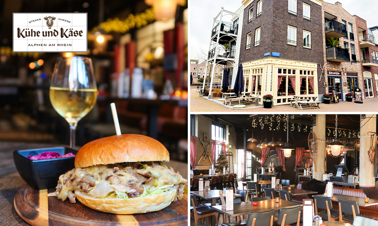 Warme drank + apfelstrudel, 2-gangen keuzelunch of hoofdgerecht + halve liter bier