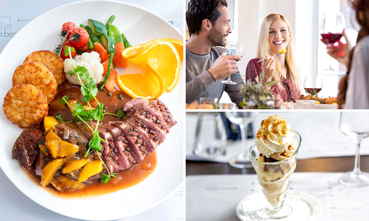 Menu en 2 ou 3 services à la carte à Namur