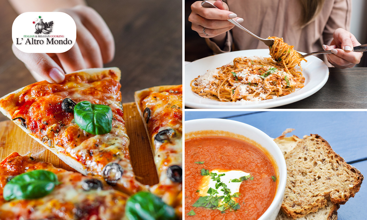 3-gangendiner of -lunch à la carte bij La Corte Gastronomica