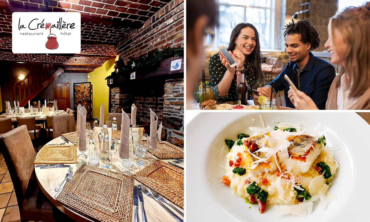 2-, 3- oder 4-Gänge-Menü à la carte + Amuse-bouche im Herzen der Ardennen