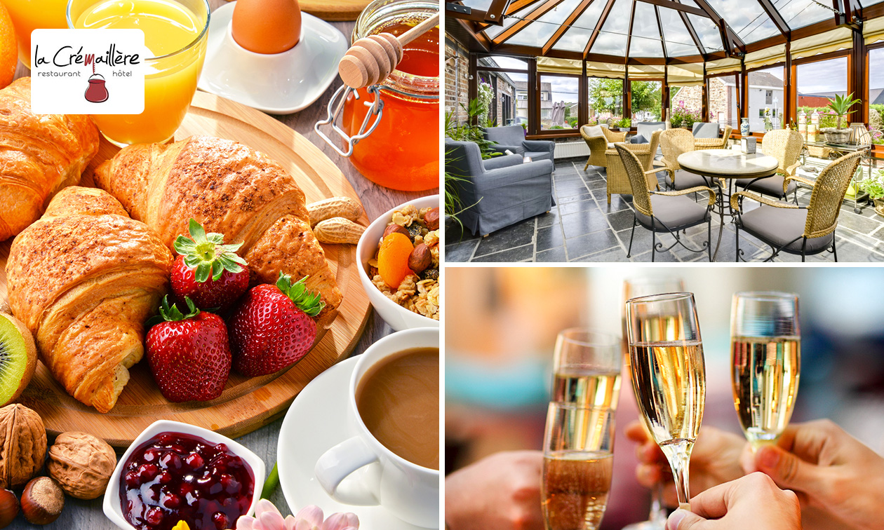 Frühstücksbuffet + opt. ein Glas Sekt mitten in den Ardennen