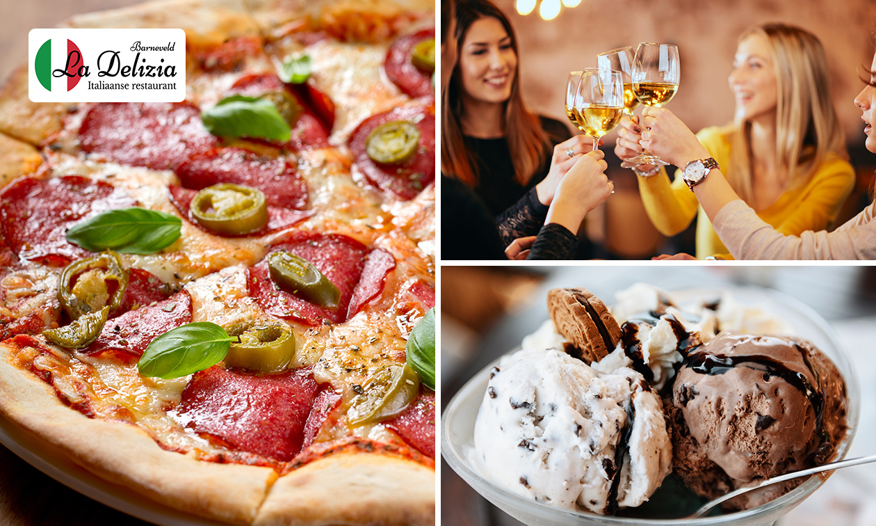 3-gangen keuzediner bij La Delizia